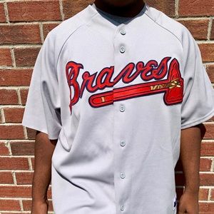 Atlanta Braves vintage MLB jersey majestic top